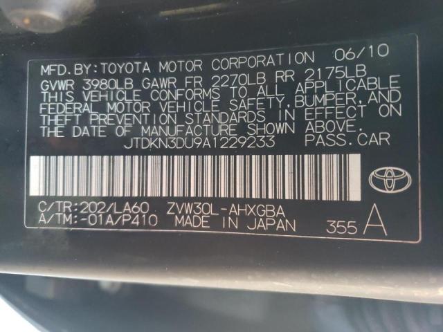 Photo 12 VIN: JTDKN3DU9A1229233 - TOYOTA PRIUS 