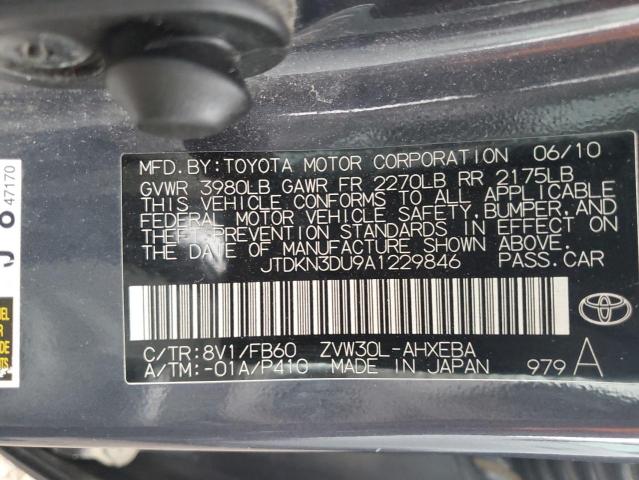 Photo 11 VIN: JTDKN3DU9A1229846 - TOYOTA PRIUS 