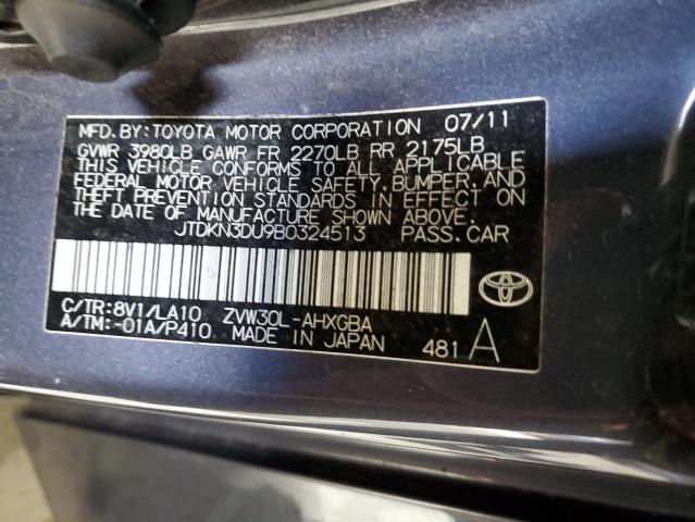 Photo 12 VIN: JTDKN3DU9B0324513 - TOYOTA PRIUS 