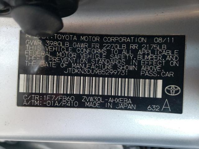 Photo 11 VIN: JTDKN3DU9B5299731 - TOYOTA PRIUS 