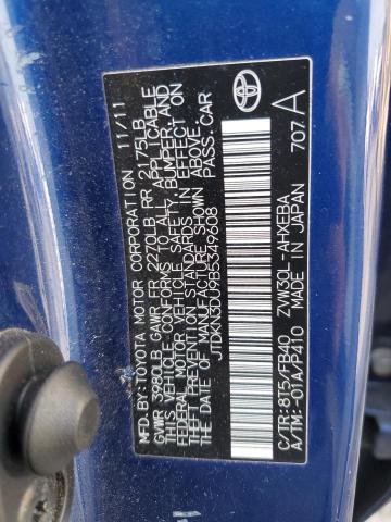 Photo 11 VIN: JTDKN3DU9B5349608 - TOYOTA PRIUS 