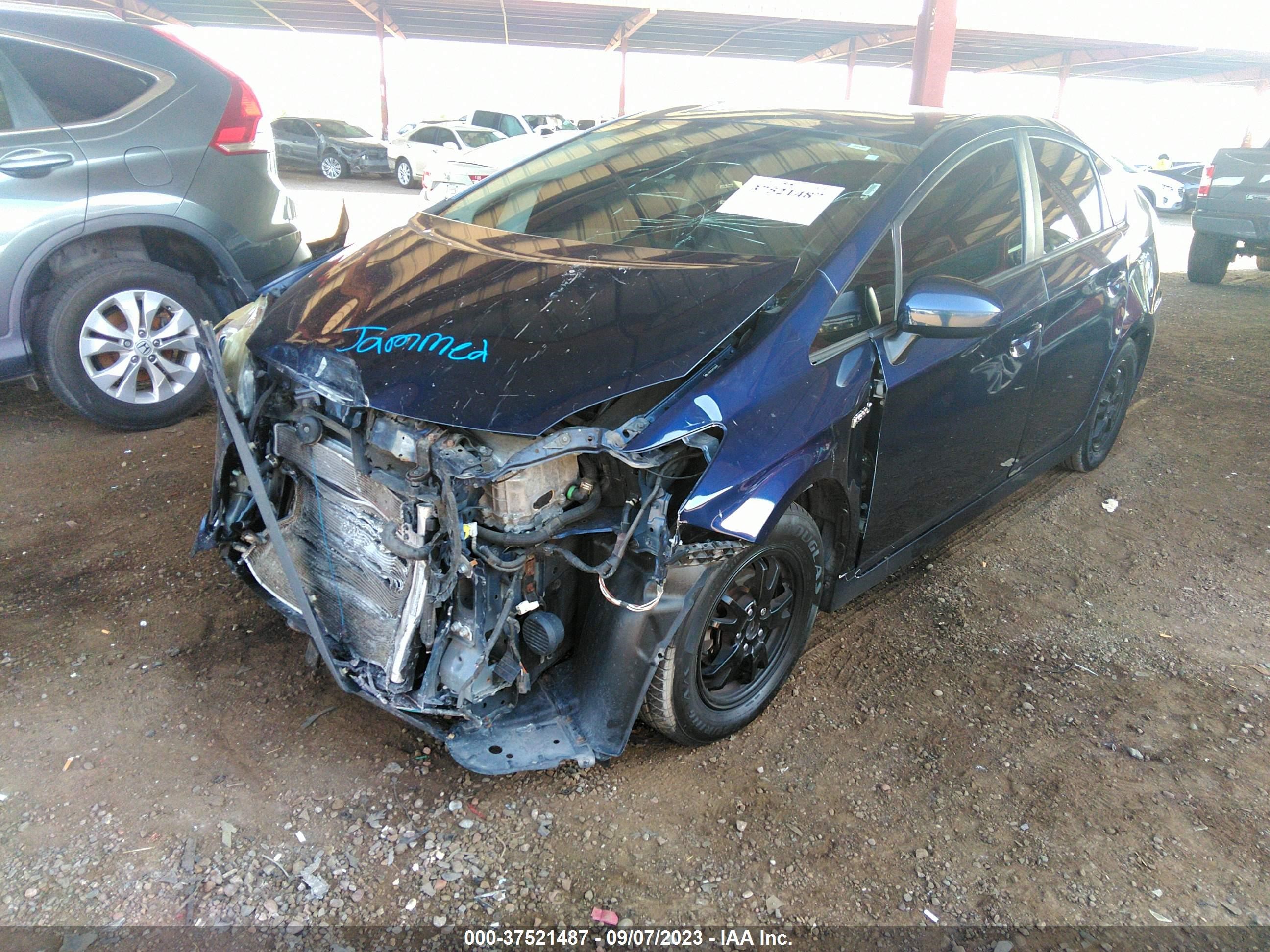 Photo 1 VIN: JTDKN3DU9C1509494 - TOYOTA PRIUS 