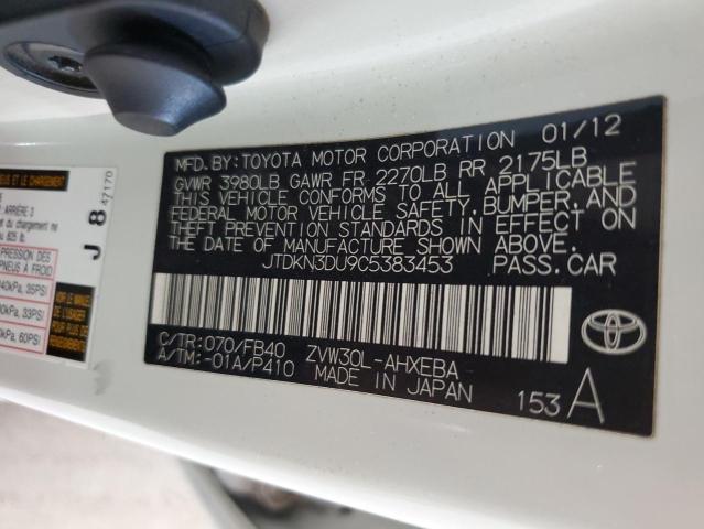 Photo 11 VIN: JTDKN3DU9C5383453 - TOYOTA PRIUS 