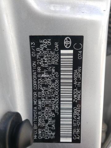 Photo 12 VIN: JTDKN3DU9D0338169 - TOYOTA PRIUS 