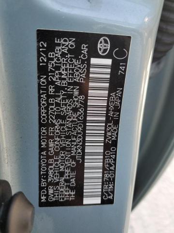 Photo 11 VIN: JTDKN3DU9D1636778 - TOYOTA PRIUS 