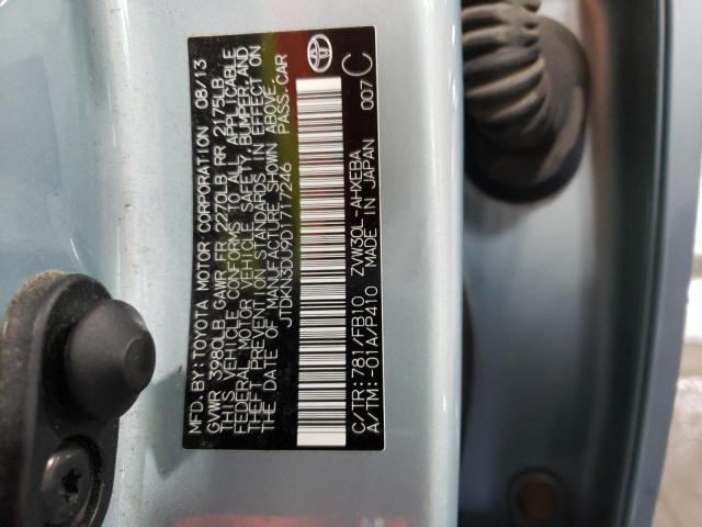 Photo 11 VIN: JTDKN3DU9D1717246 - TOYOTA PRIUS 