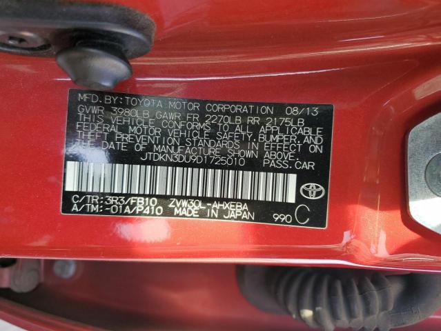 Photo 12 VIN: JTDKN3DU9D1725010 - TOYOTA PRIUS 