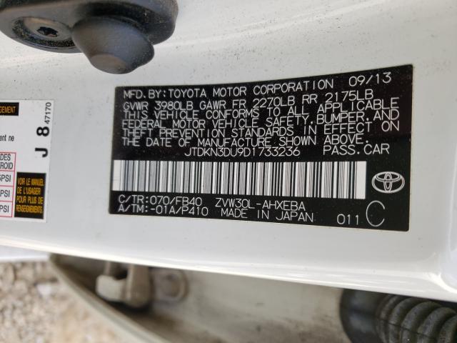 Photo 9 VIN: JTDKN3DU9D1733236 - TOYOTA PRIUS 