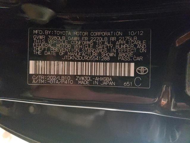 Photo 11 VIN: JTDKN3DU9D5541288 - TOYOTA PRIUS 