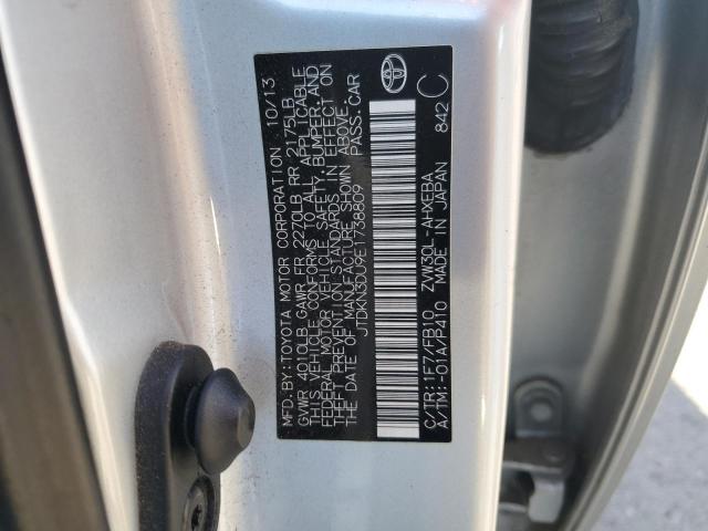 Photo 11 VIN: JTDKN3DU9E1738809 - TOYOTA PRIUS 