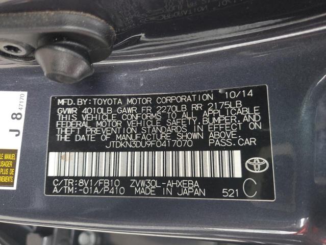 Photo 11 VIN: JTDKN3DU9F0417070 - TOYOTA PRIUS 