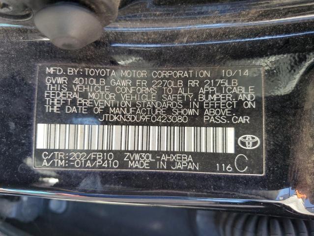 Photo 11 VIN: JTDKN3DU9F0423080 - TOYOTA PRIUS 