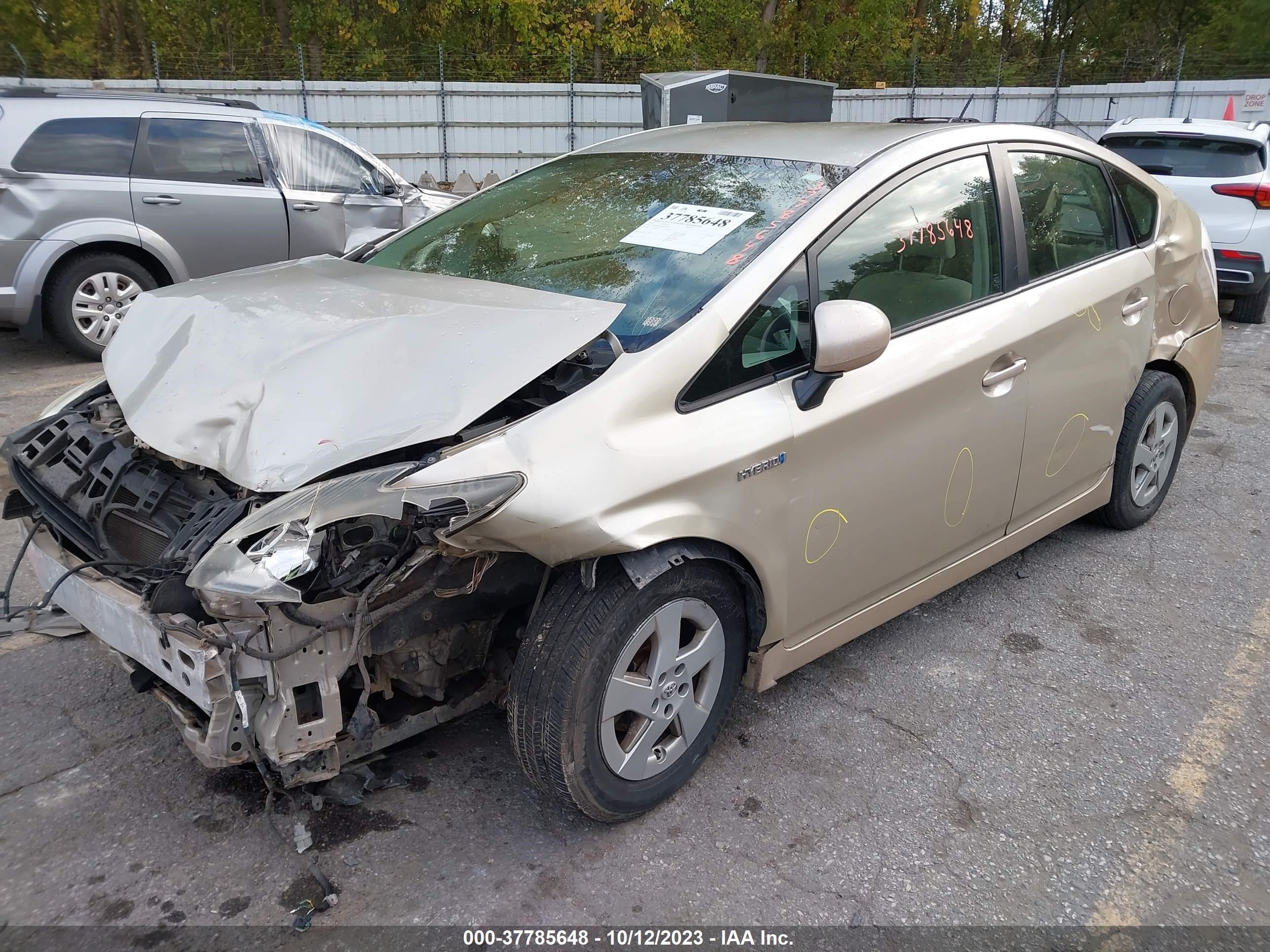 Photo 1 VIN: JTDKN3DUXA0191548 - TOYOTA PRIUS 