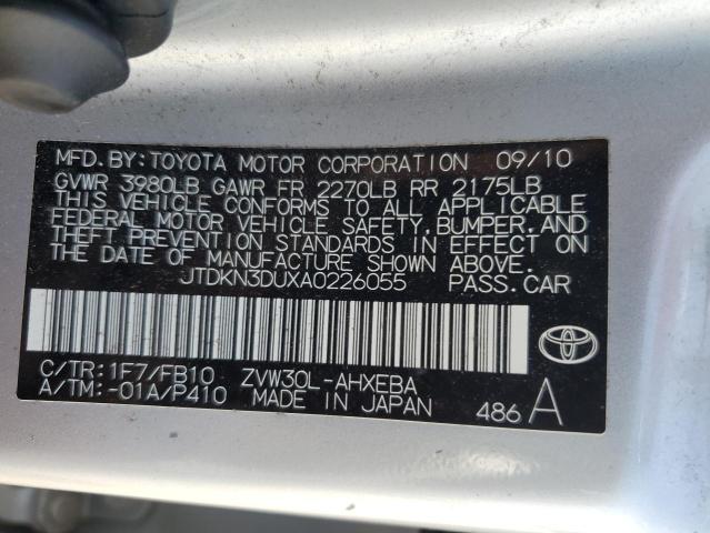 Photo 12 VIN: JTDKN3DUXA0226055 - TOYOTA PRIUS 