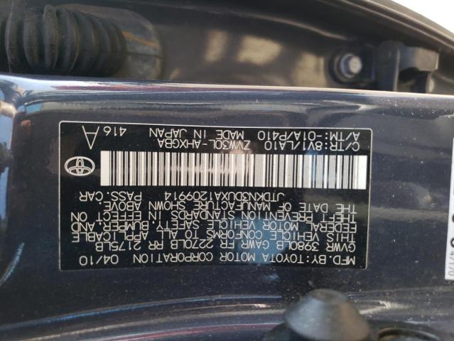 Photo 11 VIN: JTDKN3DUXA1209914 - TOYOTA PRIUS 