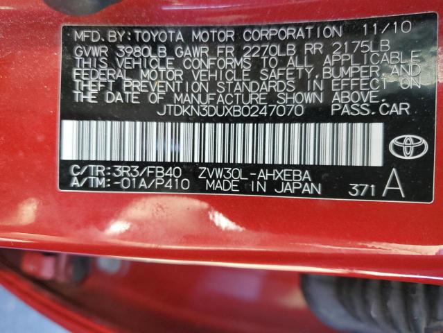 Photo 11 VIN: JTDKN3DUXB0247070 - TOYOTA PRIUS 