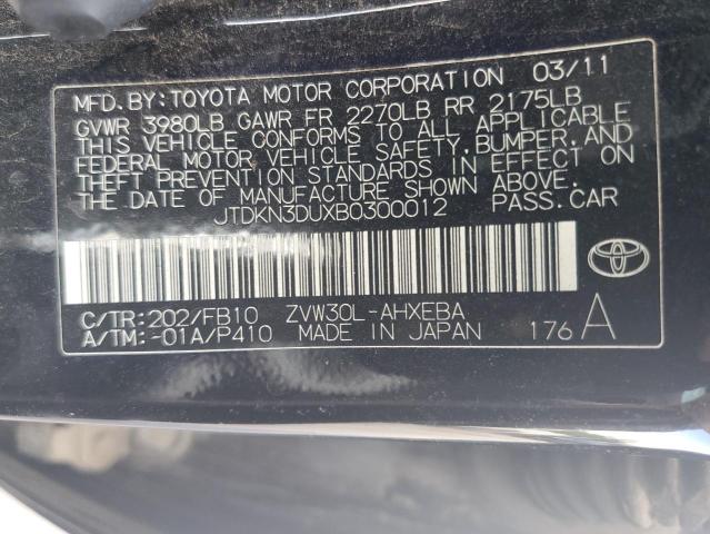 Photo 11 VIN: JTDKN3DUXB0300012 - TOYOTA PRIUS 