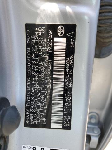 Photo 11 VIN: JTDKN3DUXC1554461 - TOYOTA PRIUS 