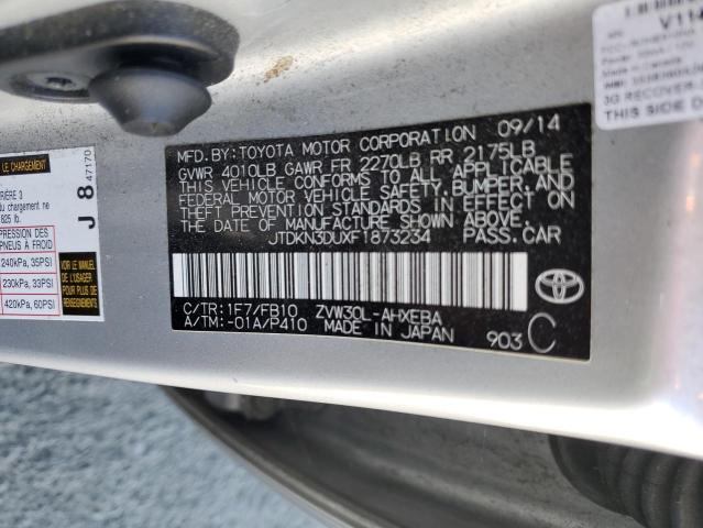 Photo 12 VIN: JTDKN3DUXF1873234 - TOYOTA PRIUS 