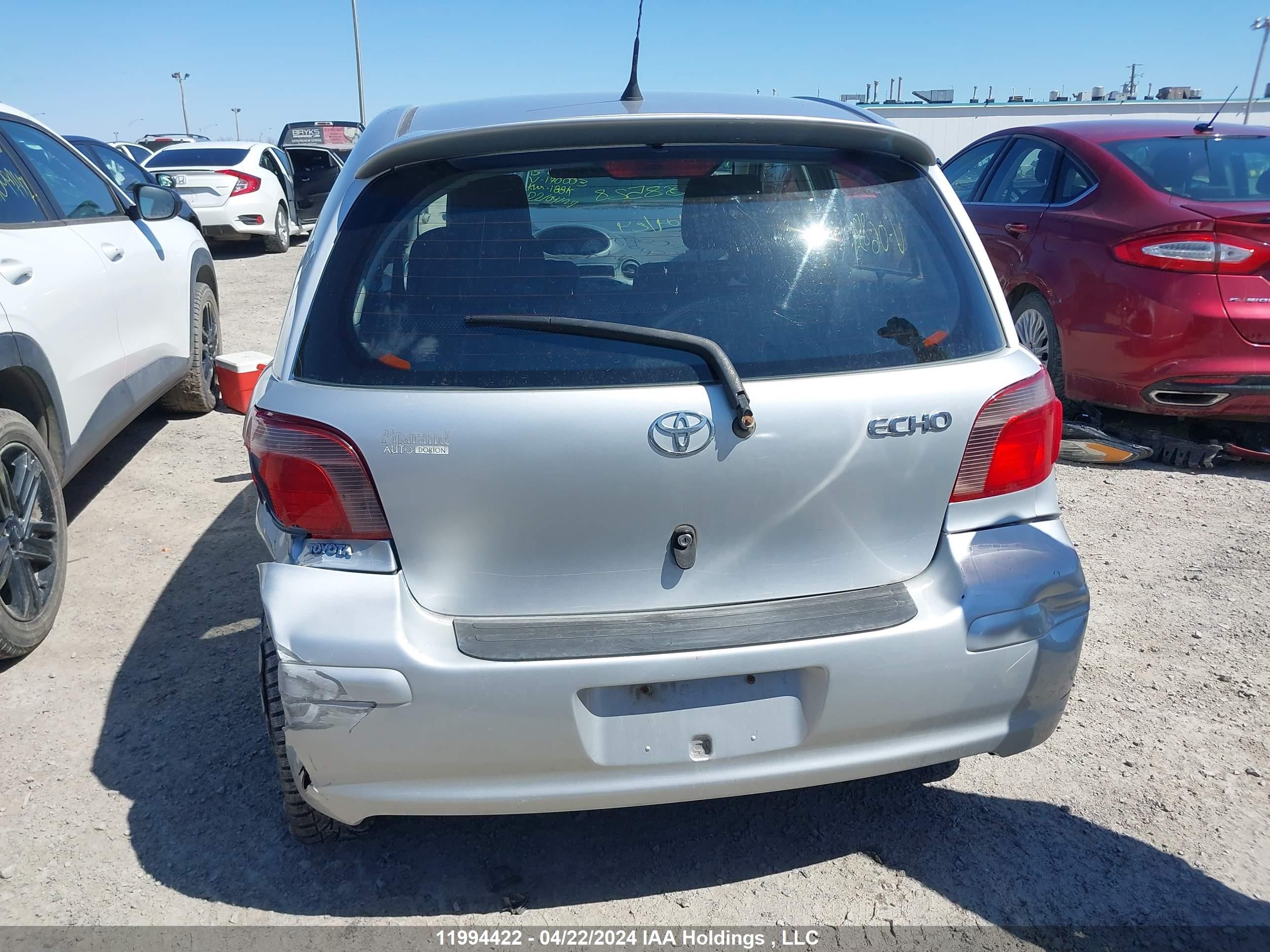 Photo 15 VIN: JTDKT123050068528 - TOYOTA ECHO 