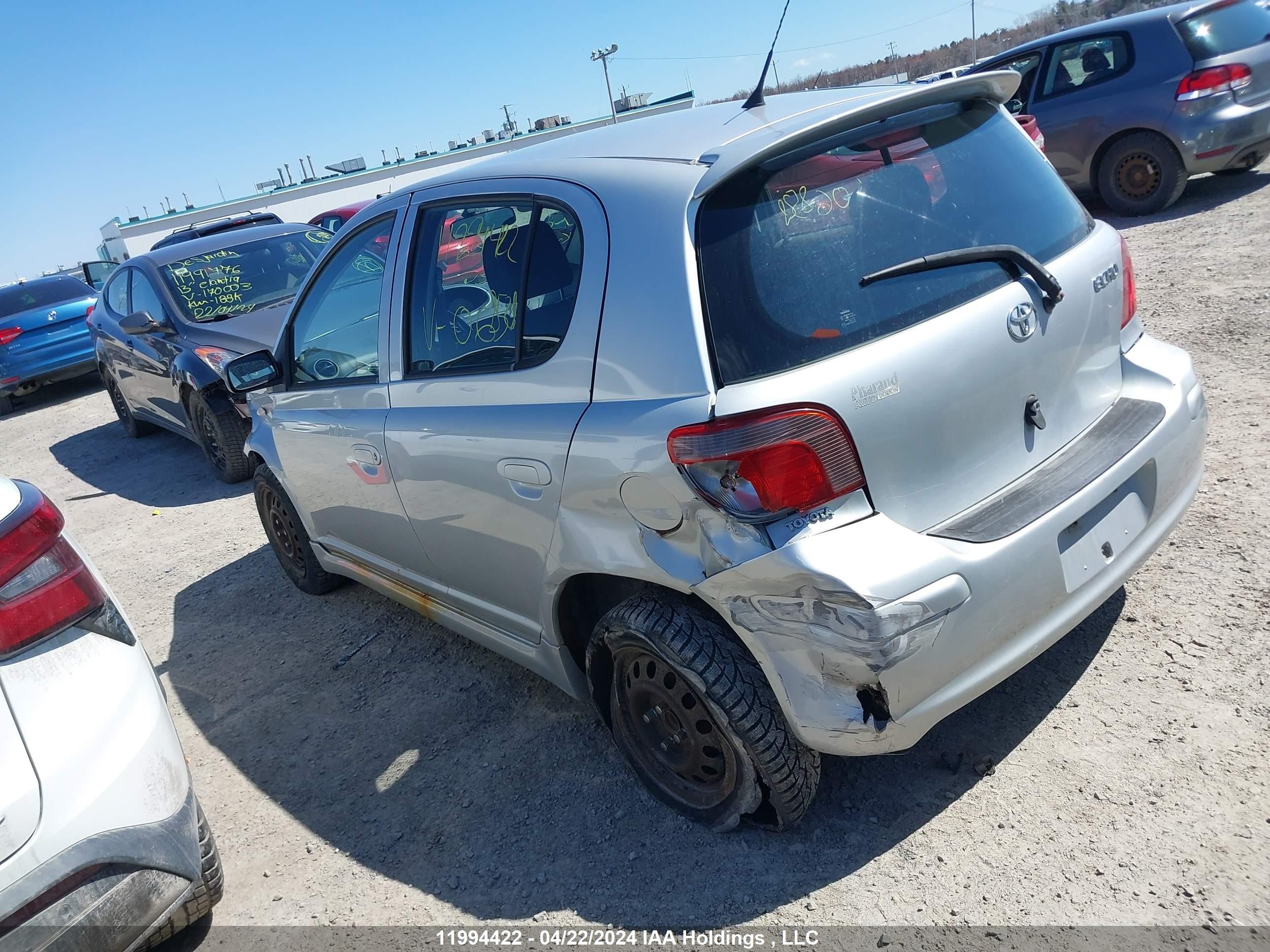 Photo 2 VIN: JTDKT123050068528 - TOYOTA ECHO 