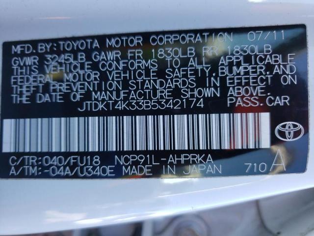 Photo 9 VIN: JTDKT4K33B5342174 - TOYOTA YARIS 