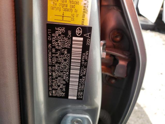 Photo 11 VIN: JTDKT4K37B5335504 - TOYOTA YARIS 