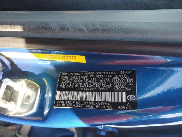 Photo 11 VIN: JTDKT4K38A5278860 - TOYOTA YARIS 