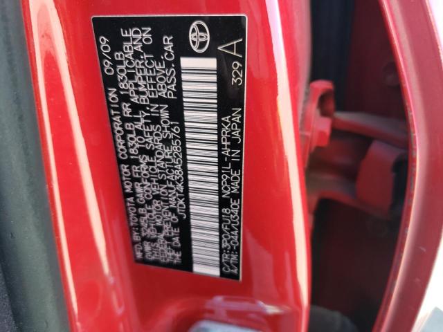 Photo 11 VIN: JTDKT4K38A5285761 - TOYOTA YARIS 