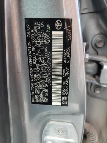 Photo 12 VIN: JTDKT4K39A5278737 - TOYOTA YARIS 