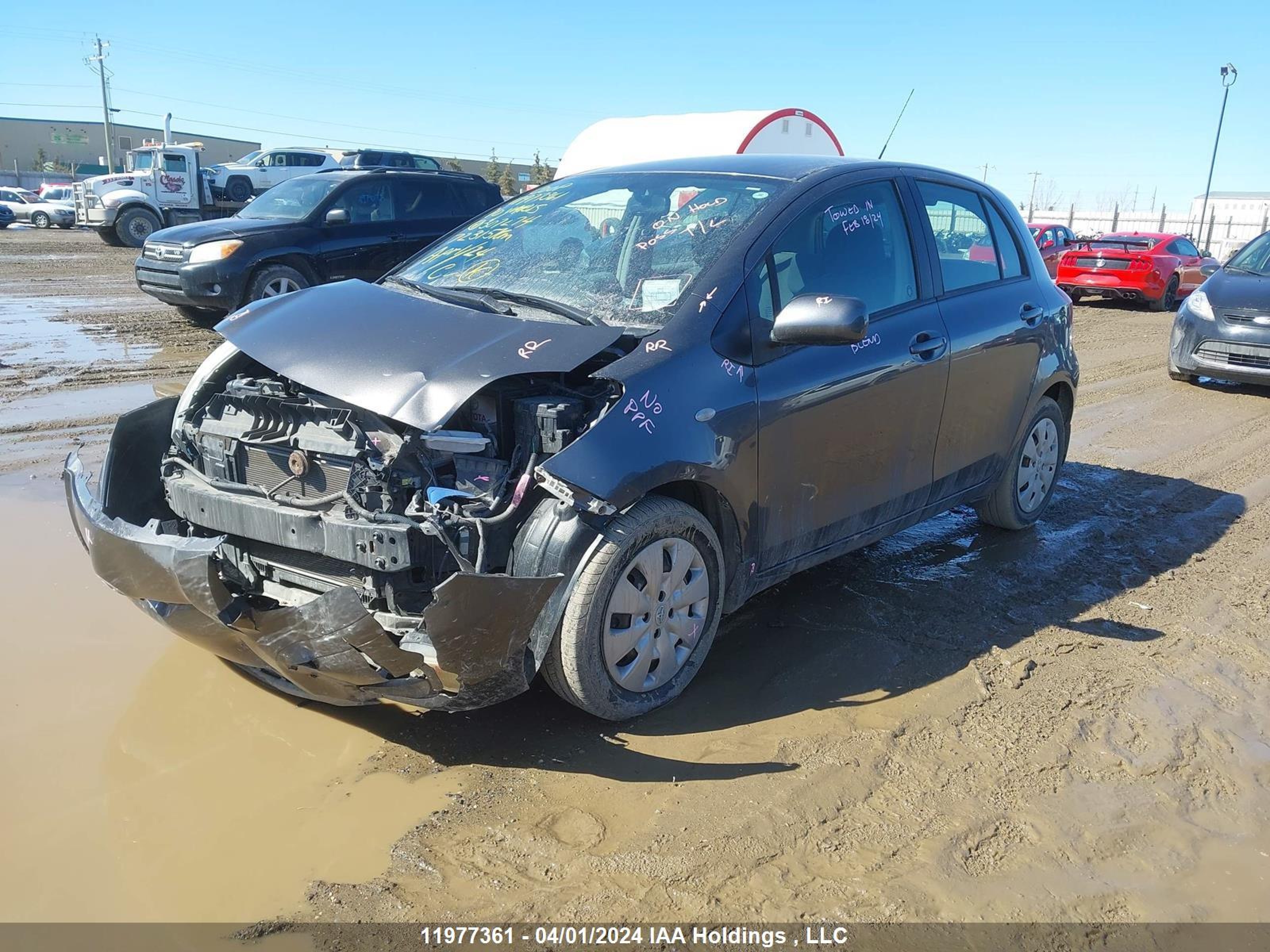 Photo 1 VIN: JTDKT4K3XA5307274 - TOYOTA YARIS 