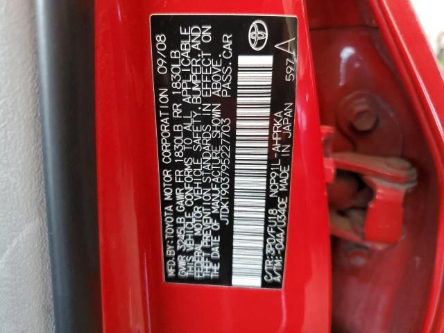 Photo 11 VIN: JTDKT903795227703 - TOYOTA YARIS 