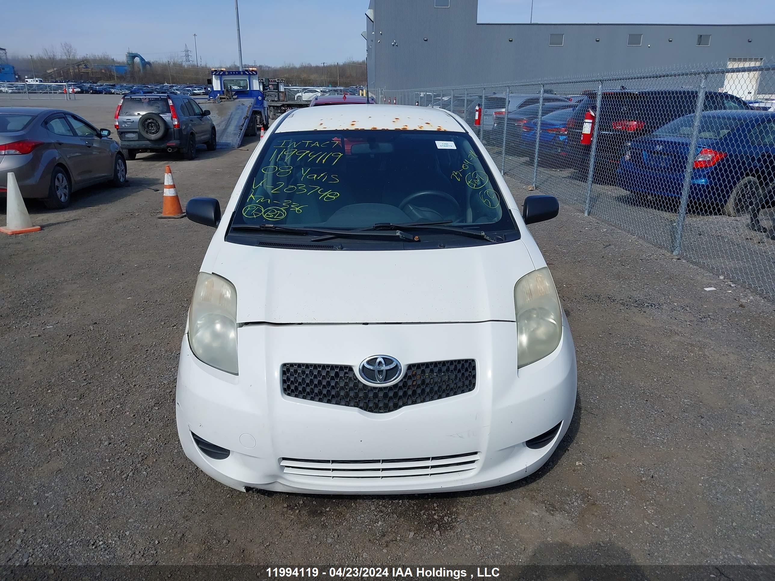 Photo 12 VIN: JTDKT923385203748 - TOYOTA YARIS 