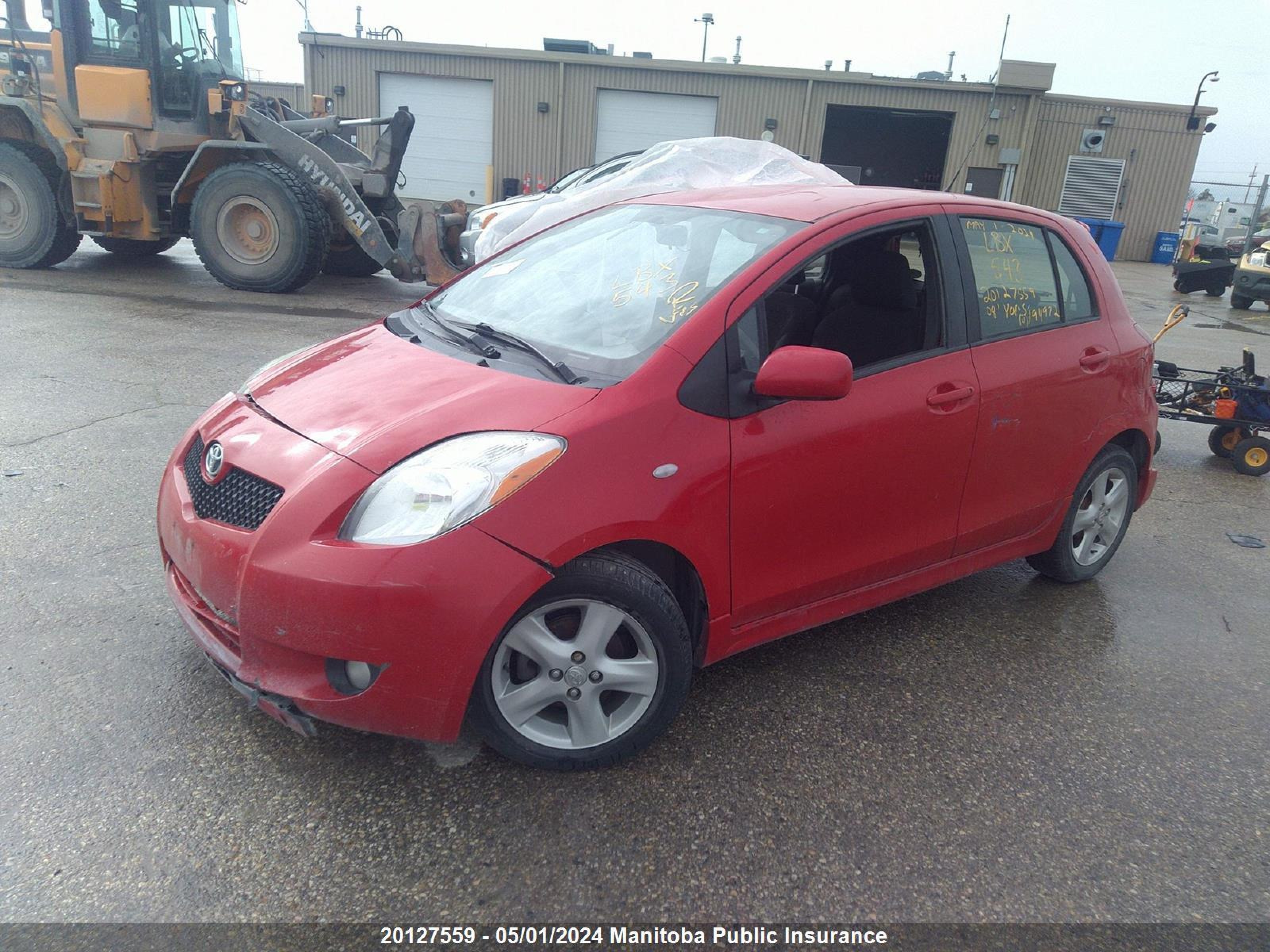 Photo 1 VIN: JTDKT923585194972 - TOYOTA YARIS 