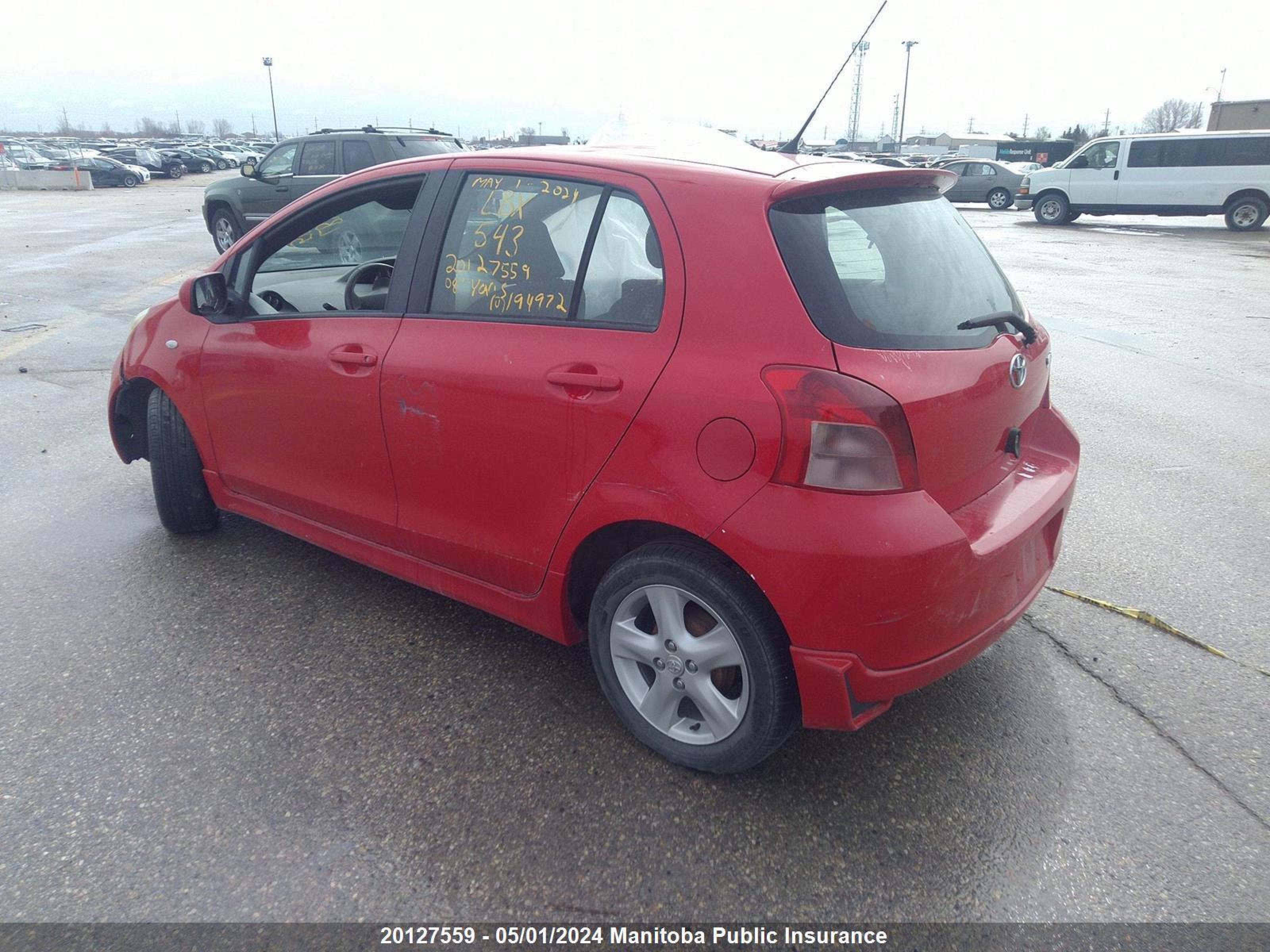 Photo 2 VIN: JTDKT923585194972 - TOYOTA YARIS 