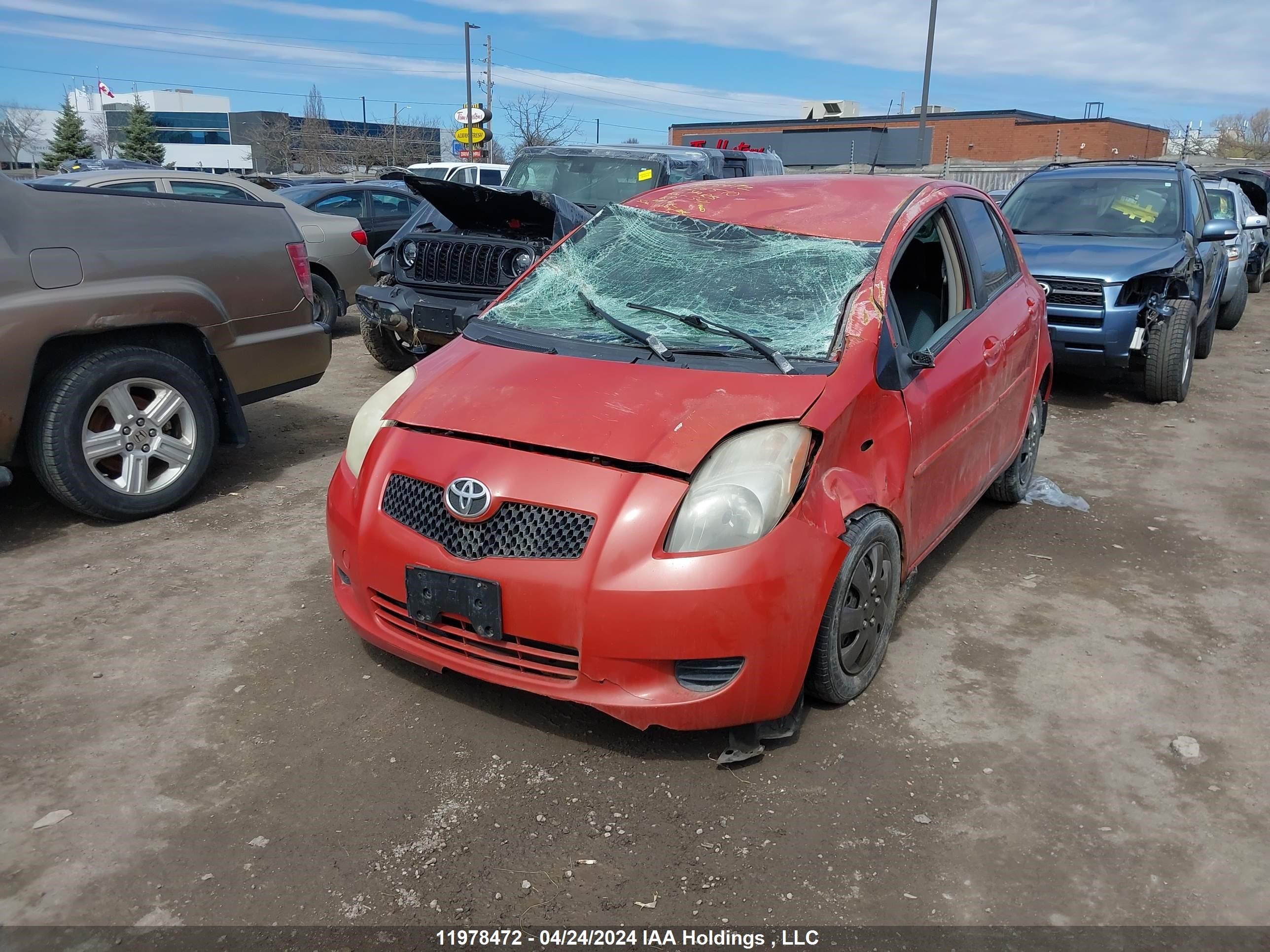 Photo 1 VIN: JTDKT923875116510 - TOYOTA YARIS 