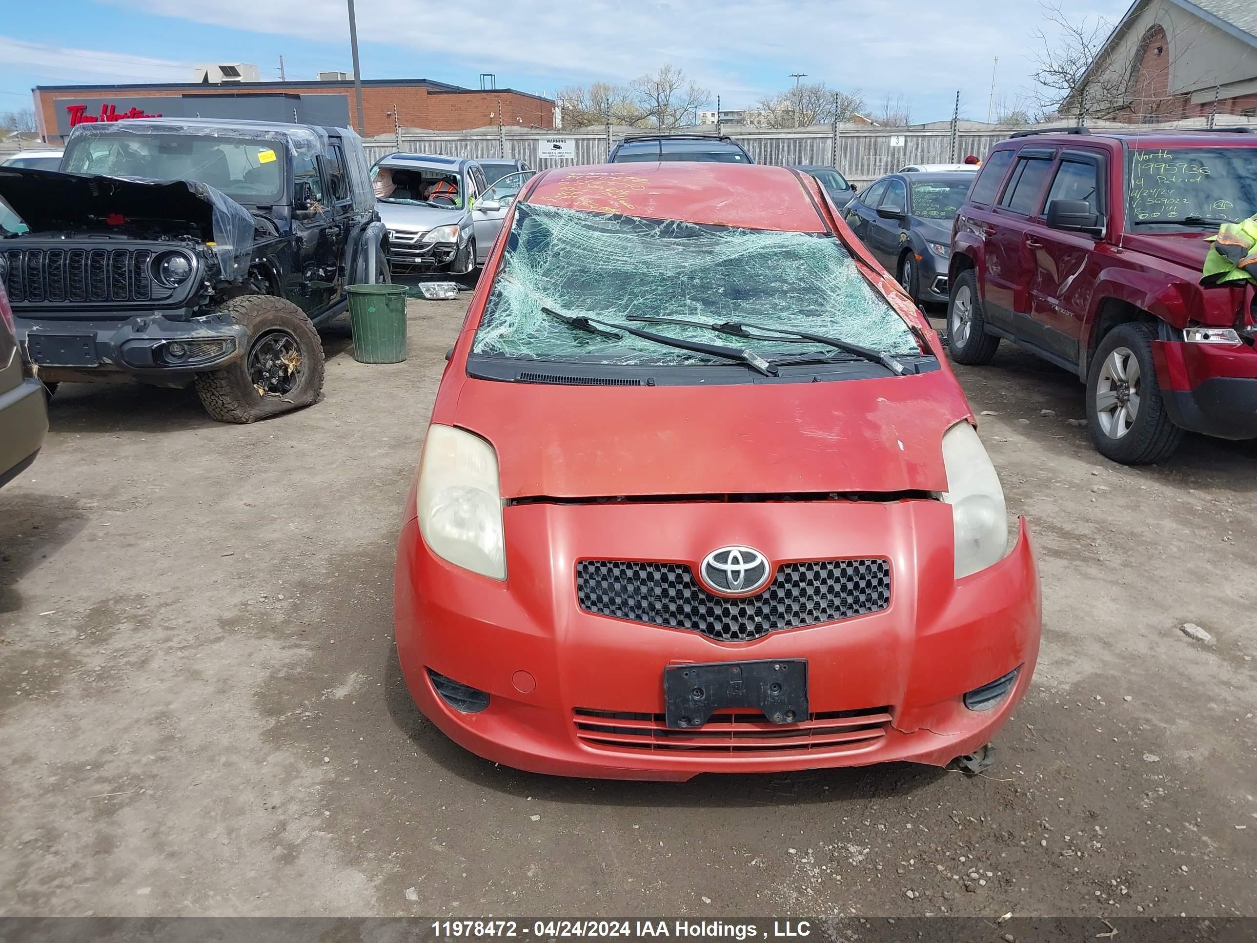 Photo 12 VIN: JTDKT923875116510 - TOYOTA YARIS 