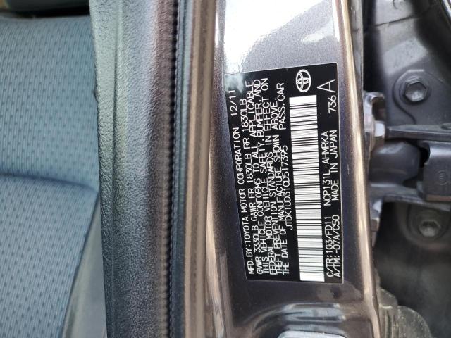 Photo 11 VIN: JTDKTUD31CD517395 - TOYOTA YARIS 