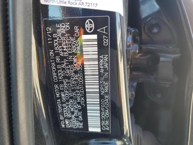 Photo 11 VIN: JTDKTUD31DD551354 - TOYOTA YARIS 