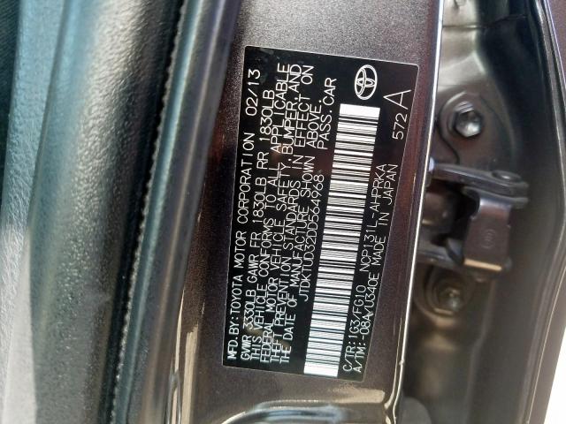 Photo 9 VIN: JTDKTUD32DD564968 - TOYOTA YARIS 