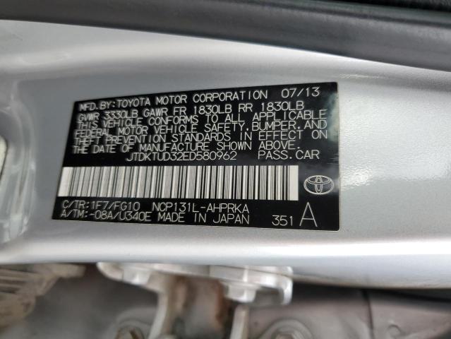 Photo 11 VIN: JTDKTUD32ED580962 - TOYOTA YARIS 