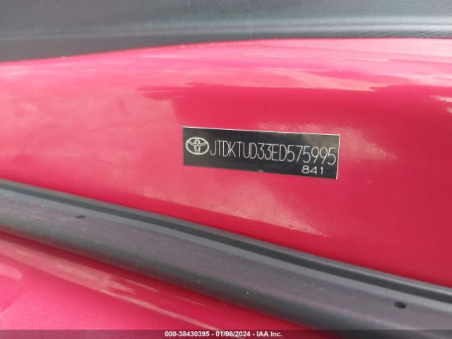 Photo 8 VIN: JTDKTUD33ED575995 - TOYOTA YARIS 