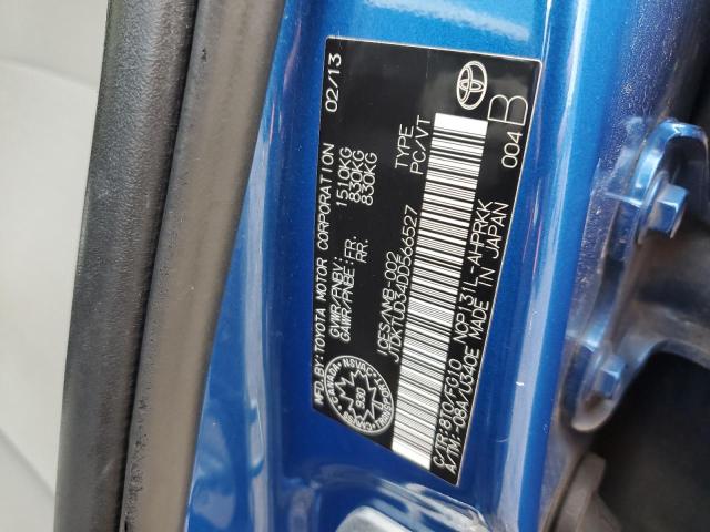 Photo 11 VIN: JTDKTUD34DD566527 - TOYOTA YARIS 