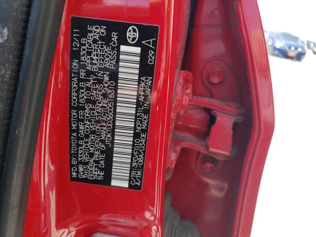 Photo 11 VIN: JTDKTUD36CD516310 - TOYOTA YARIS 