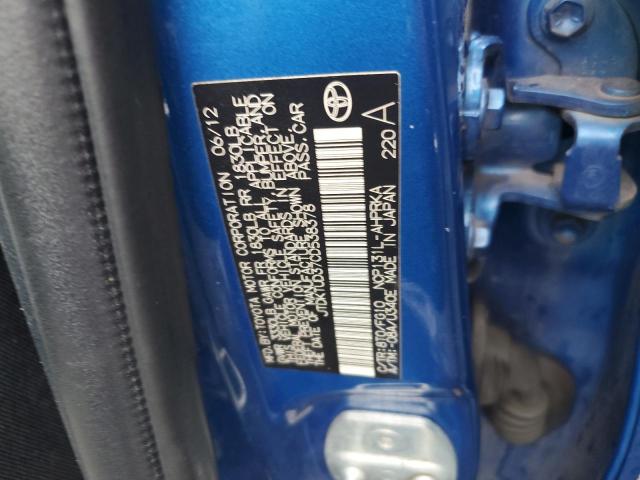 Photo 11 VIN: JTDKTUD37CD538378 - TOYOTA YARIS 