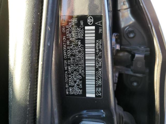 Photo 12 VIN: JTDKTUD38CD501517 - TOYOTA YARIS 