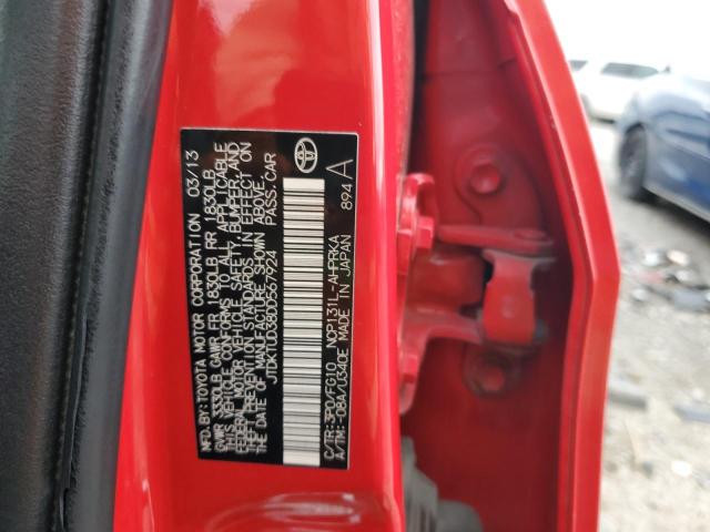 Photo 11 VIN: JTDKTUD38DD567924 - TOYOTA YARIS 