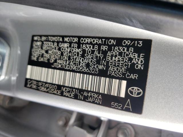 Photo 9 VIN: JTDKTUD39ED586323 - TOYOTA YARIS 