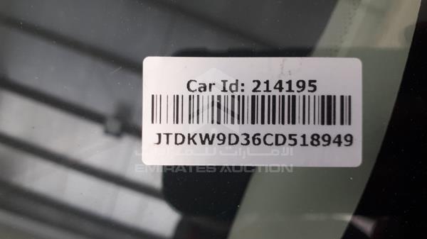 Photo 4 VIN: JTDKW9D36CD518949 - TOYOTA YARIS 