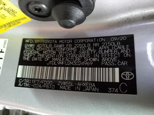 Photo 11 VIN: JTDL9MFU2M3024969 - TOYOTA PRIUS 